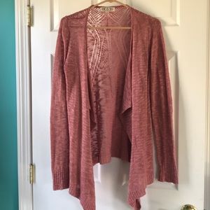 Pink layering sweater